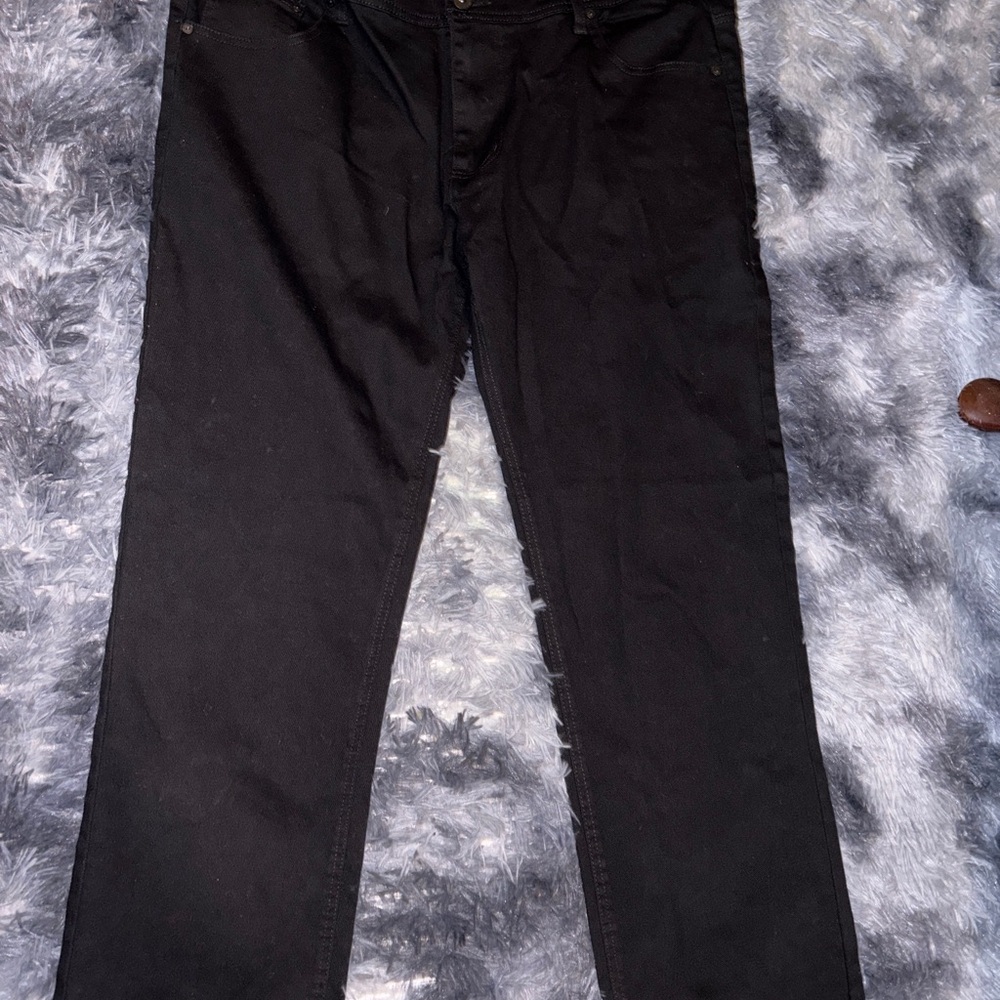 KDNK Men's Black Skinny Straight-Leg Jeans NWT